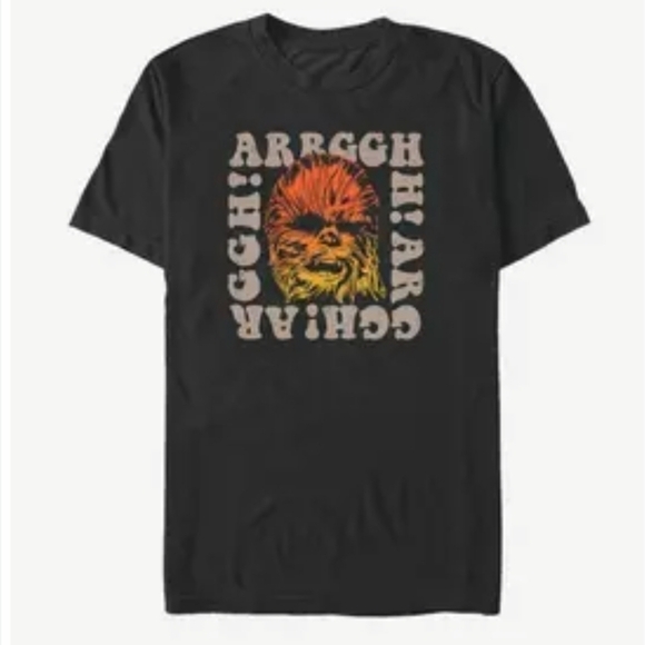 Chewy Star Wars Groovy Black T Shirt XL - Picture 1 of 4
